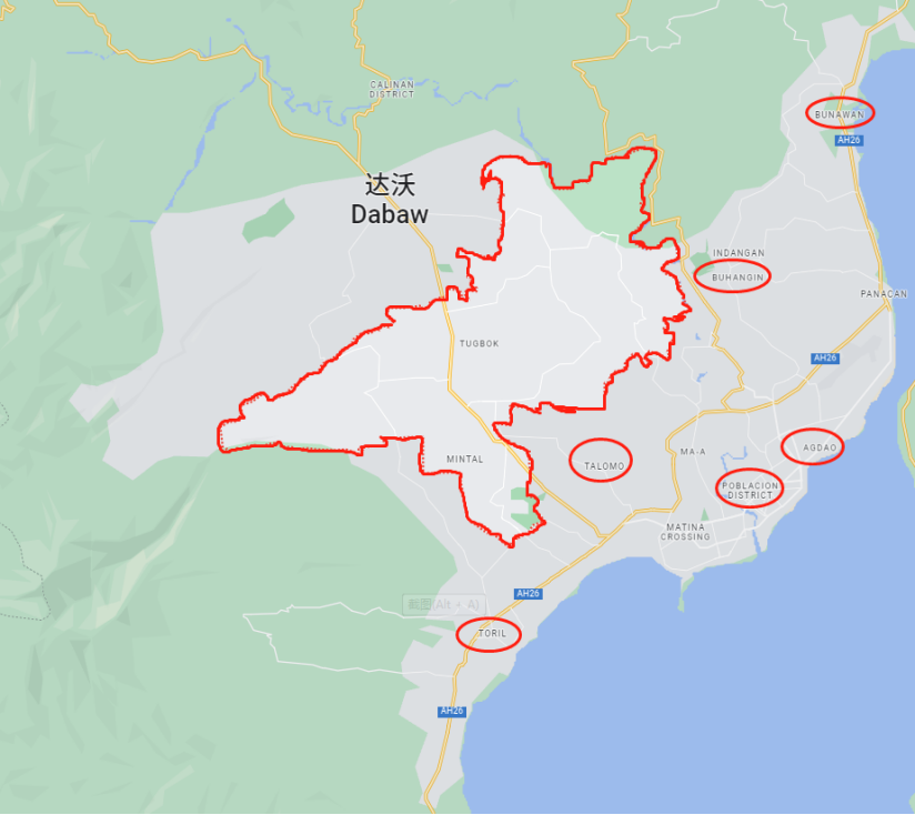 通达菲律宾双清专线-达沃包派范围